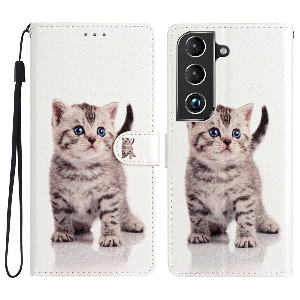 Cover portafoglio Samsung Galaxy S22 gattino