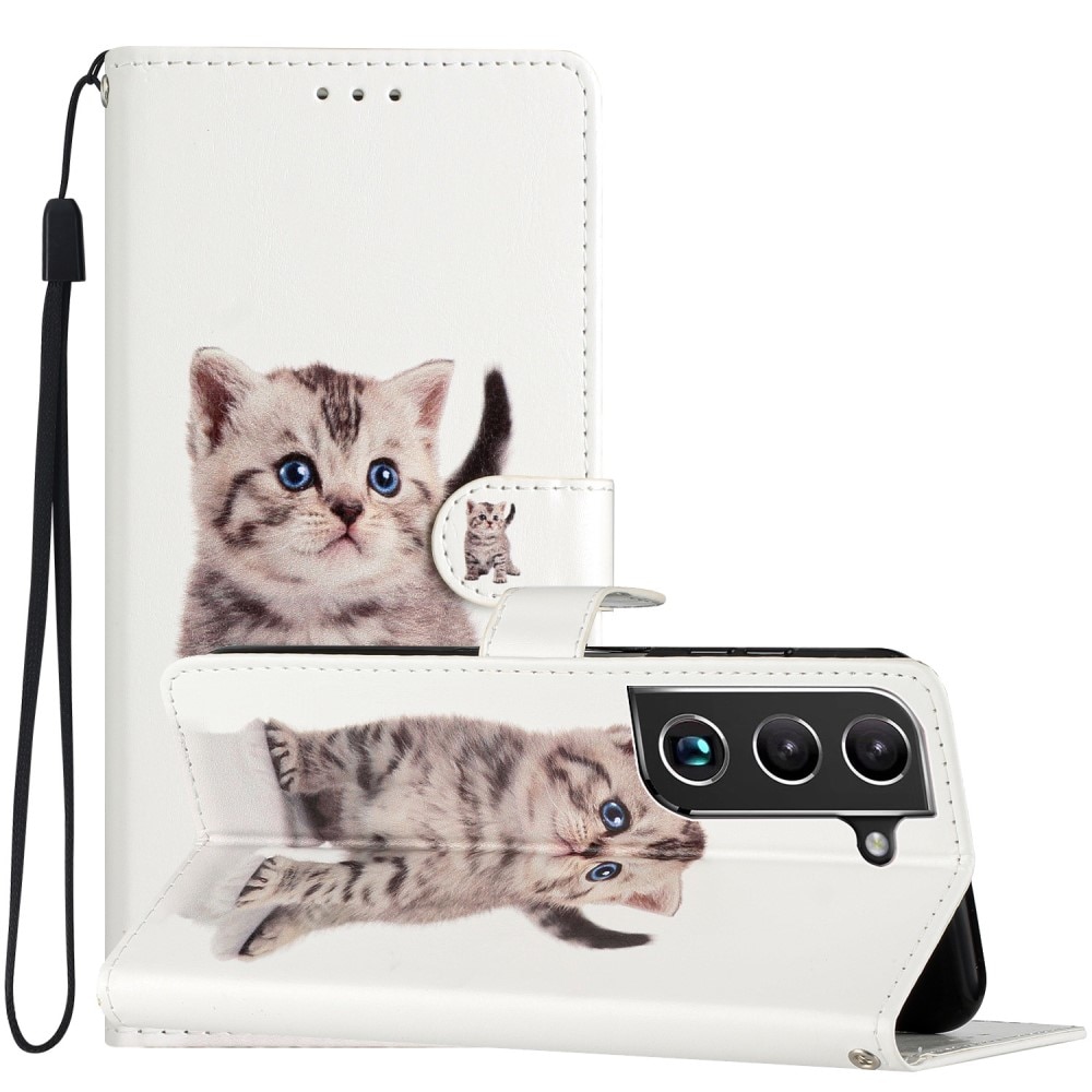 Cover portafoglio Samsung Galaxy S22 gattino