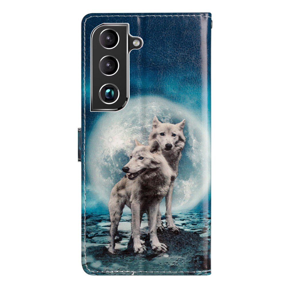 Cover portafoglio Samsung Galaxy S22 lupi