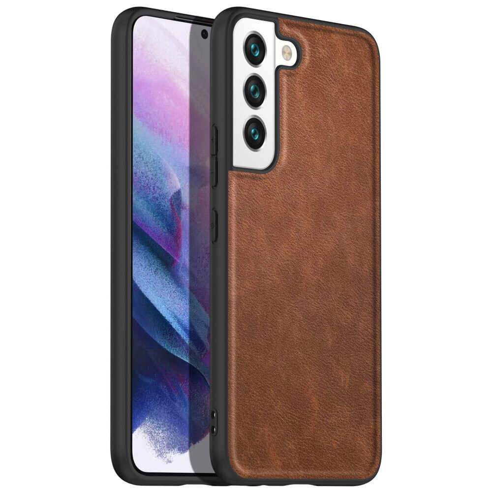 Cover in pelle Samsung Galaxy S24 Plus marrone
