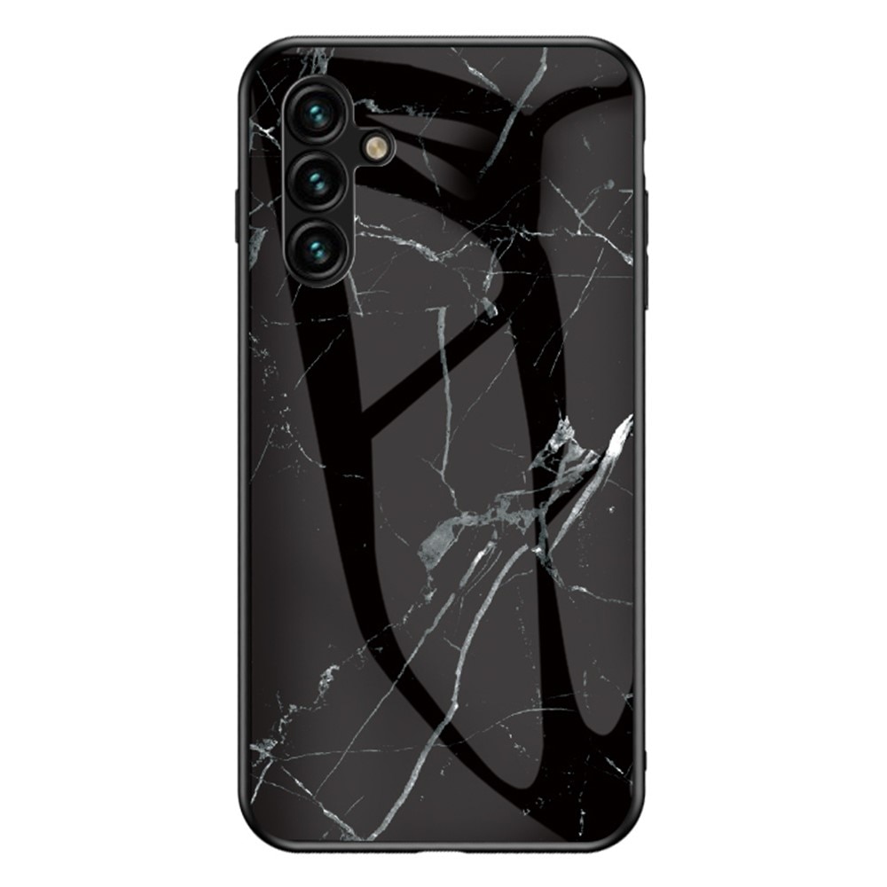 Custodia in vetro temperato Samsung Galaxy A54 marmo nero