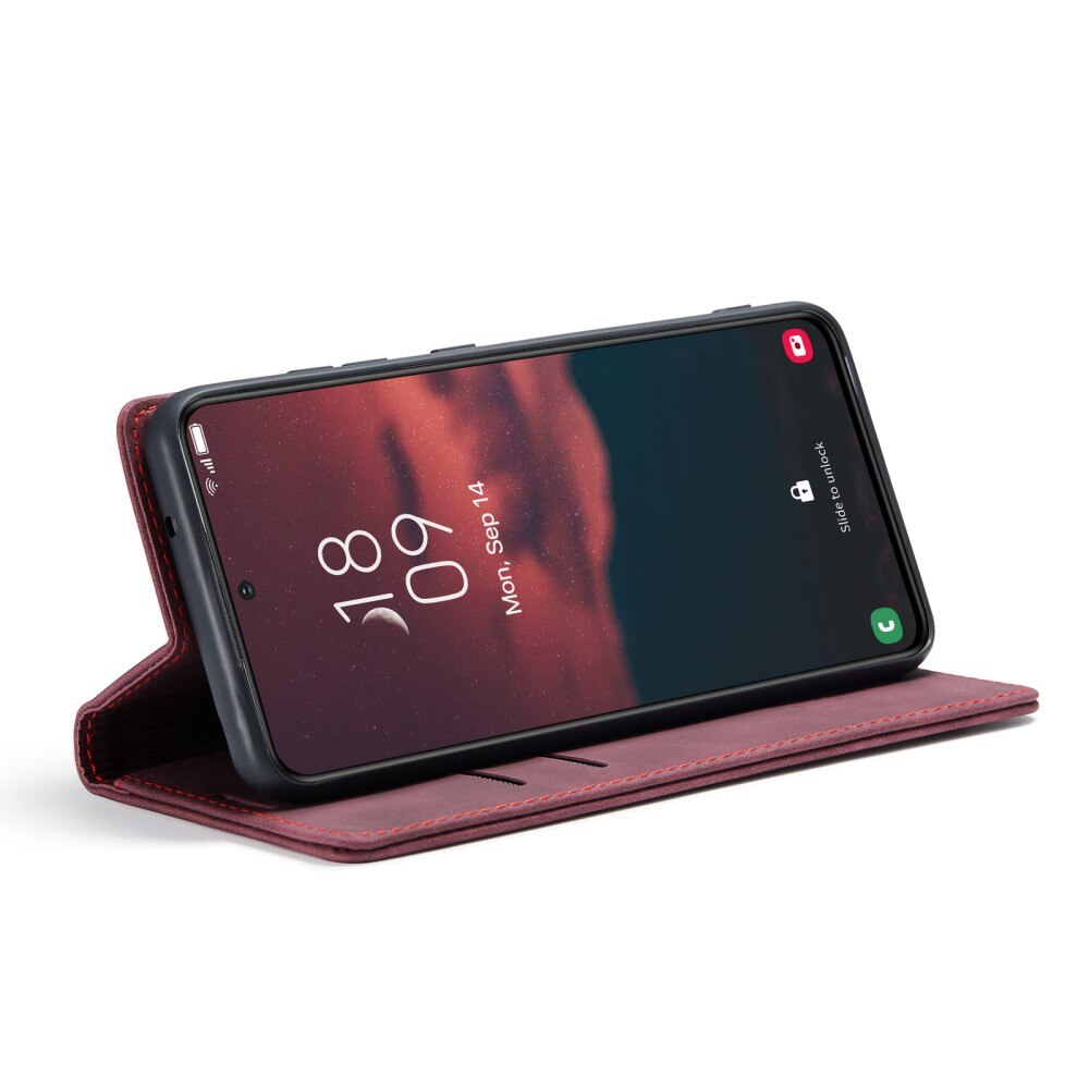 Custodie a portafoglio sottili Samsung Galaxy S23 rosso