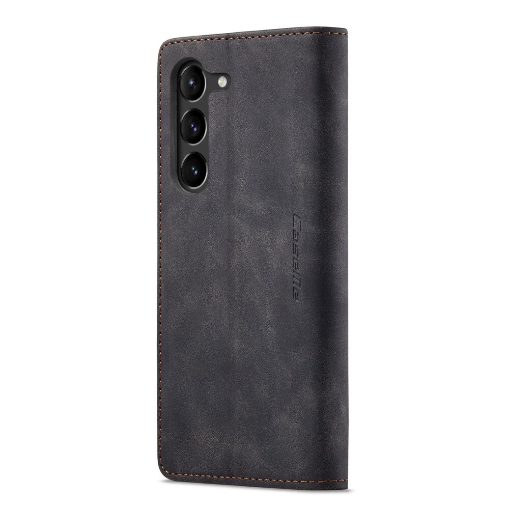 Custodie a portafoglio sottili Samsung Galaxy S23 Plus Nero