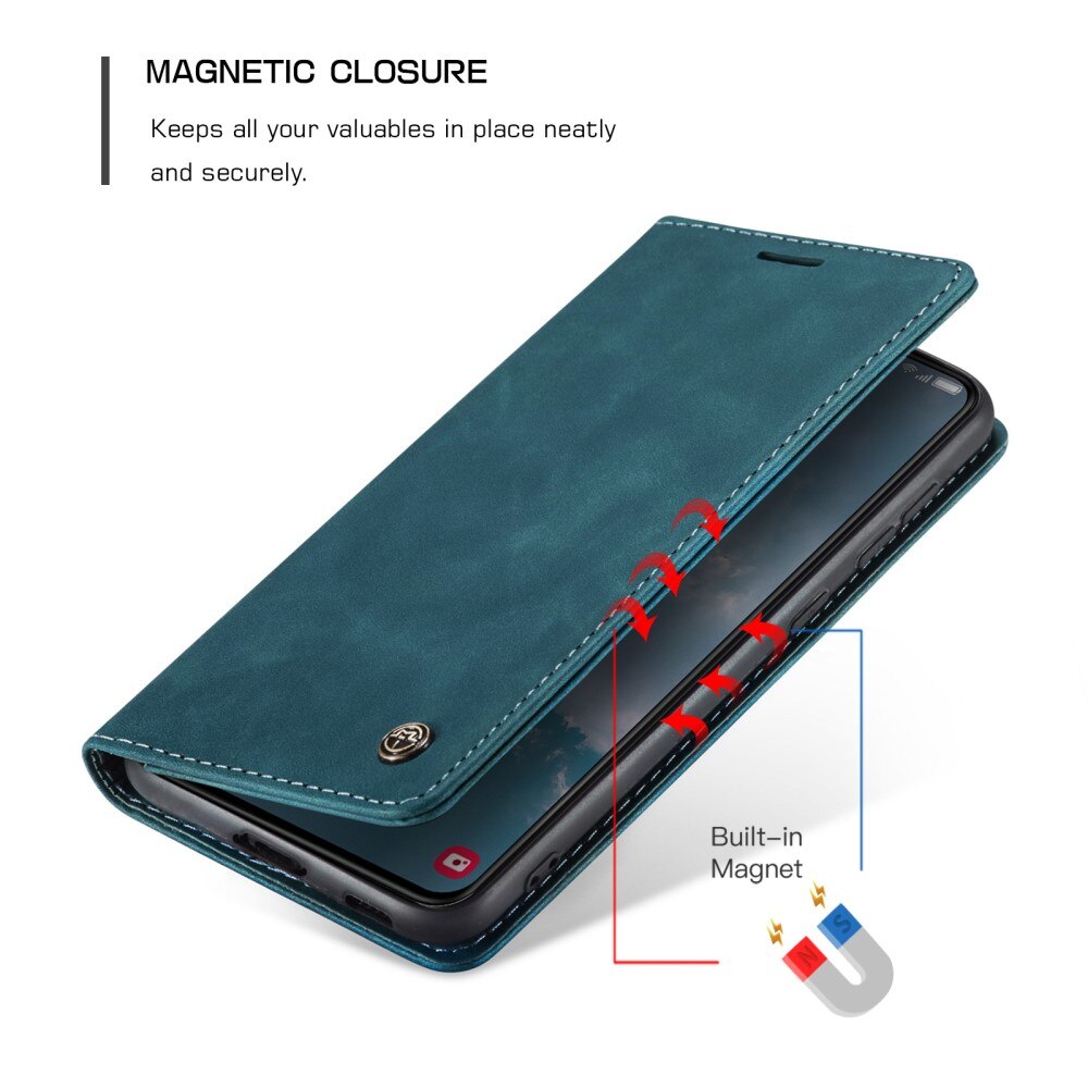 Custodie a portafoglio sottili Samsung Galaxy S23 Plus Blu