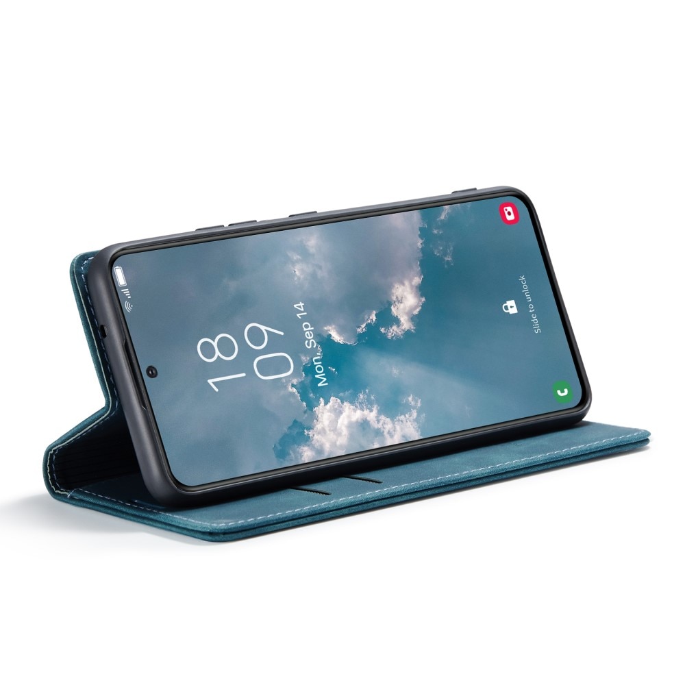 Custodie a portafoglio sottili Samsung Galaxy S23 Plus Blu