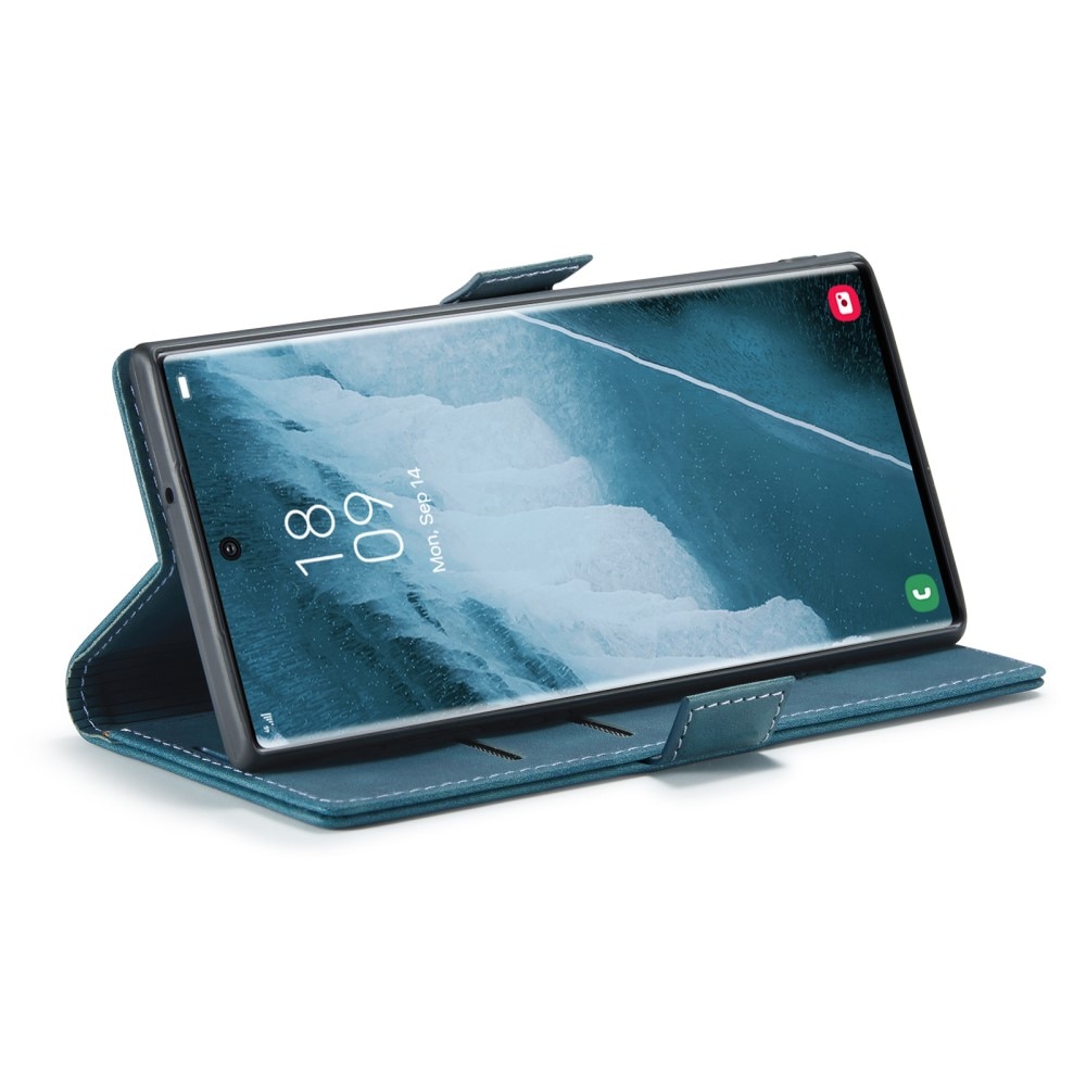 Custodie a portafoglio sottili Samsung Galaxy S23 Ultra Blu