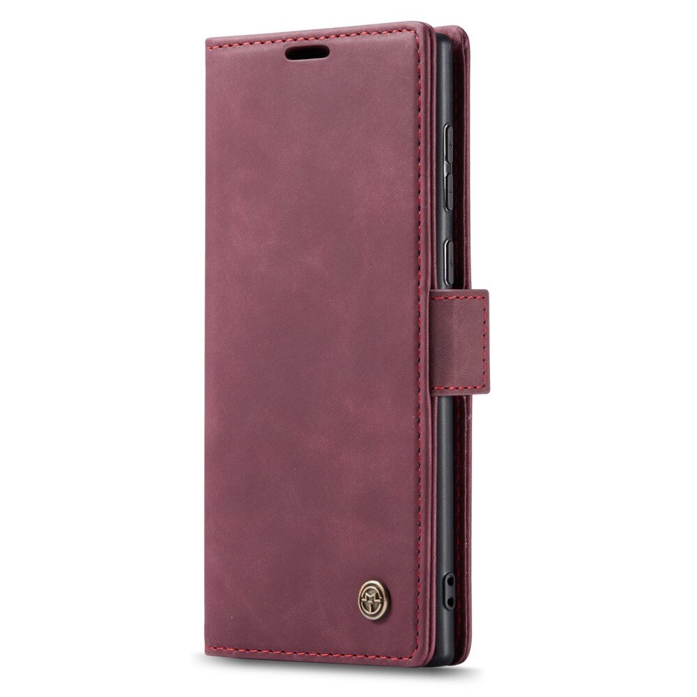 Custodie a portafoglio sottili Samsung Galaxy S23 Ultra Rosso