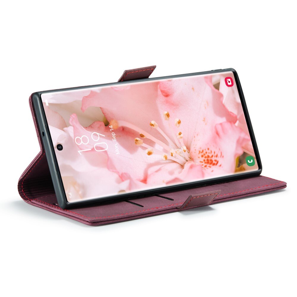 Custodie a portafoglio sottili Samsung Galaxy S23 Ultra Rosso