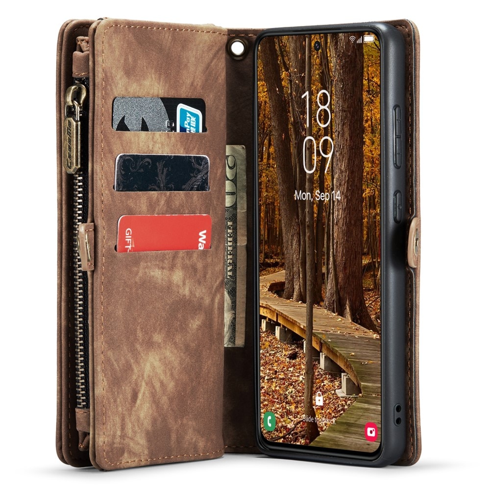 Cover portafoglio Multi-Slot Samsung Galaxy S23 marrone