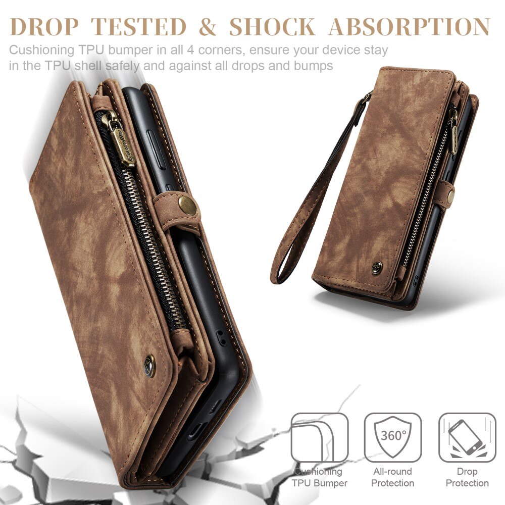 Cover portafoglio Multi-Slot Samsung Galaxy S23 marrone