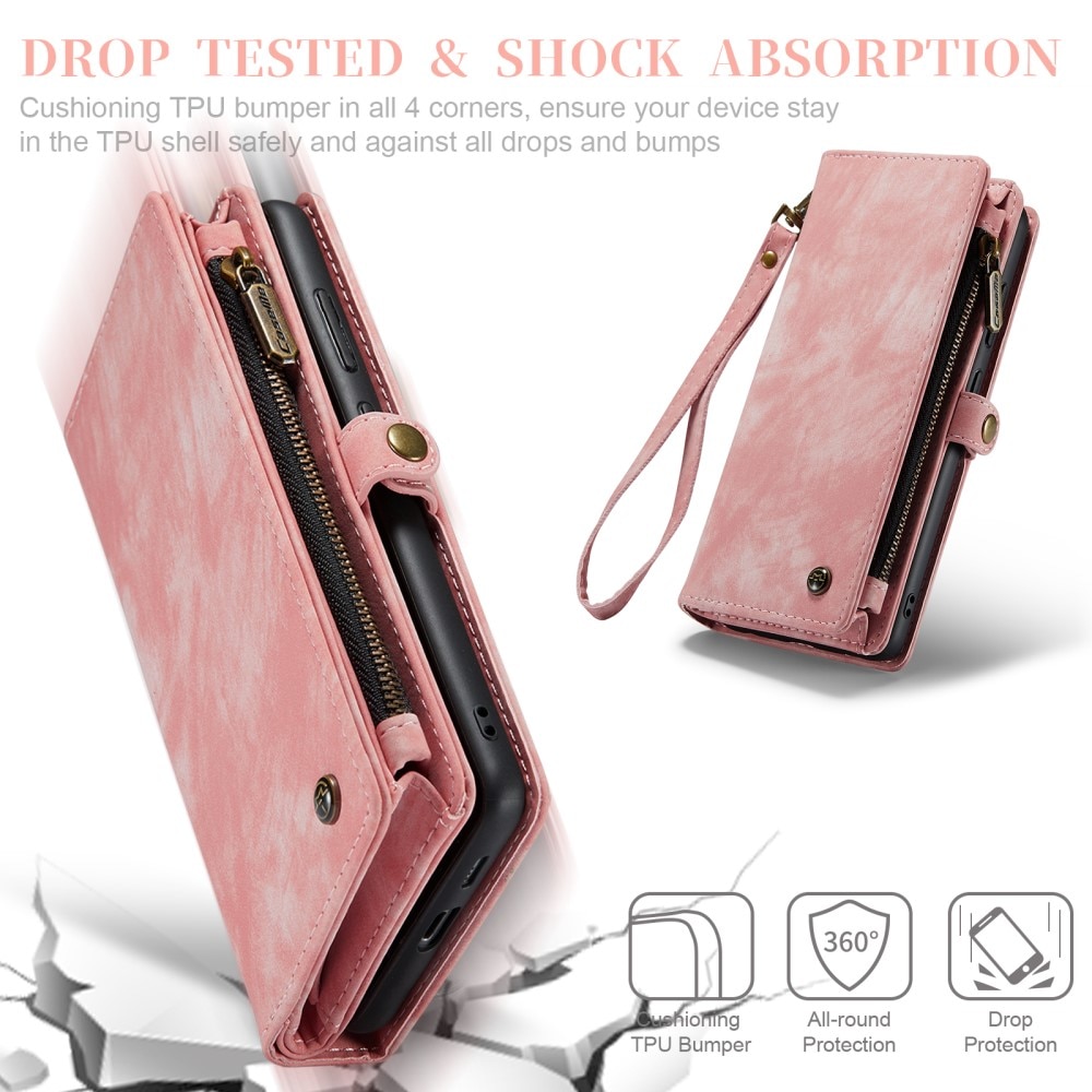 Cover portafoglio Multi-Slot Samsung Galaxy S23 rosa