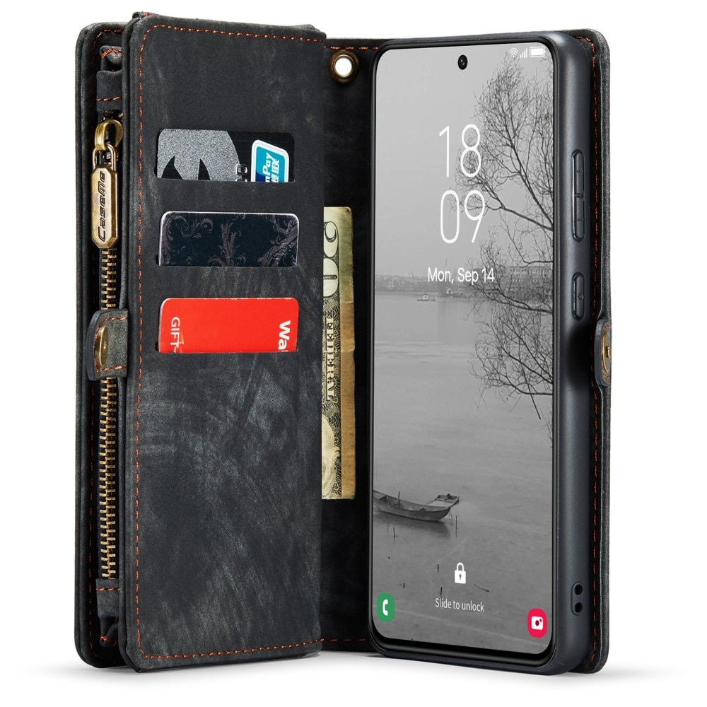 Cover portafoglio Multi-Slot Samsung Galaxy S23 Plus Grigio