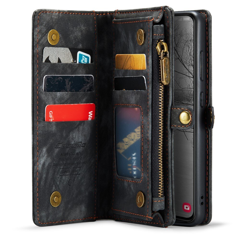 Cover portafoglio Multi-Slot Samsung Galaxy S23 Plus Grigio