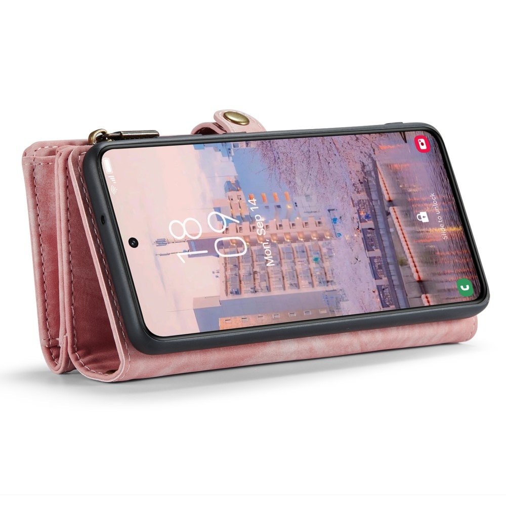 Cover portafoglio Multi-Slot Samsung Galaxy S23 Plus rosa