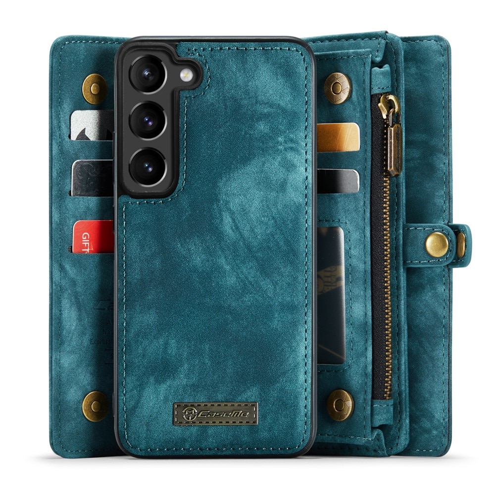 Cover portafoglio Multi-Slot Samsung Galaxy S23 Plus Blu