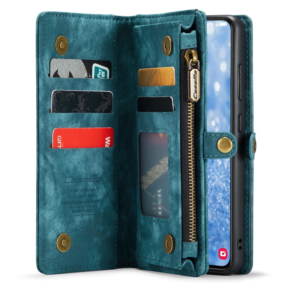 Cover portafoglio Multi-Slot Samsung Galaxy S23 Plus Blu