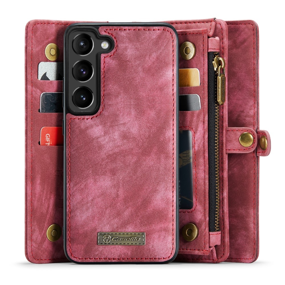 Cover portafoglio Multi-Slot Samsung Galaxy S23 Plus Rosso