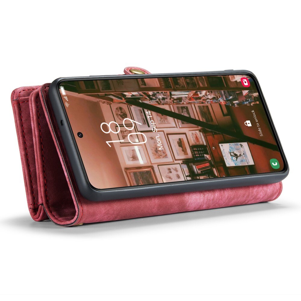 Cover portafoglio Multi-Slot Samsung Galaxy S23 Plus Rosso