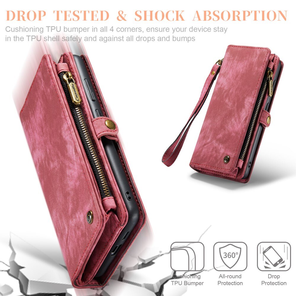 Cover portafoglio Multi-Slot Samsung Galaxy S23 Plus Rosso