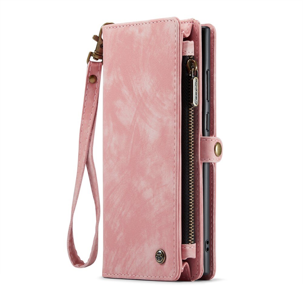 Cover portafoglio Multi-Slot Samsung Galaxy S23 Ultra rosa