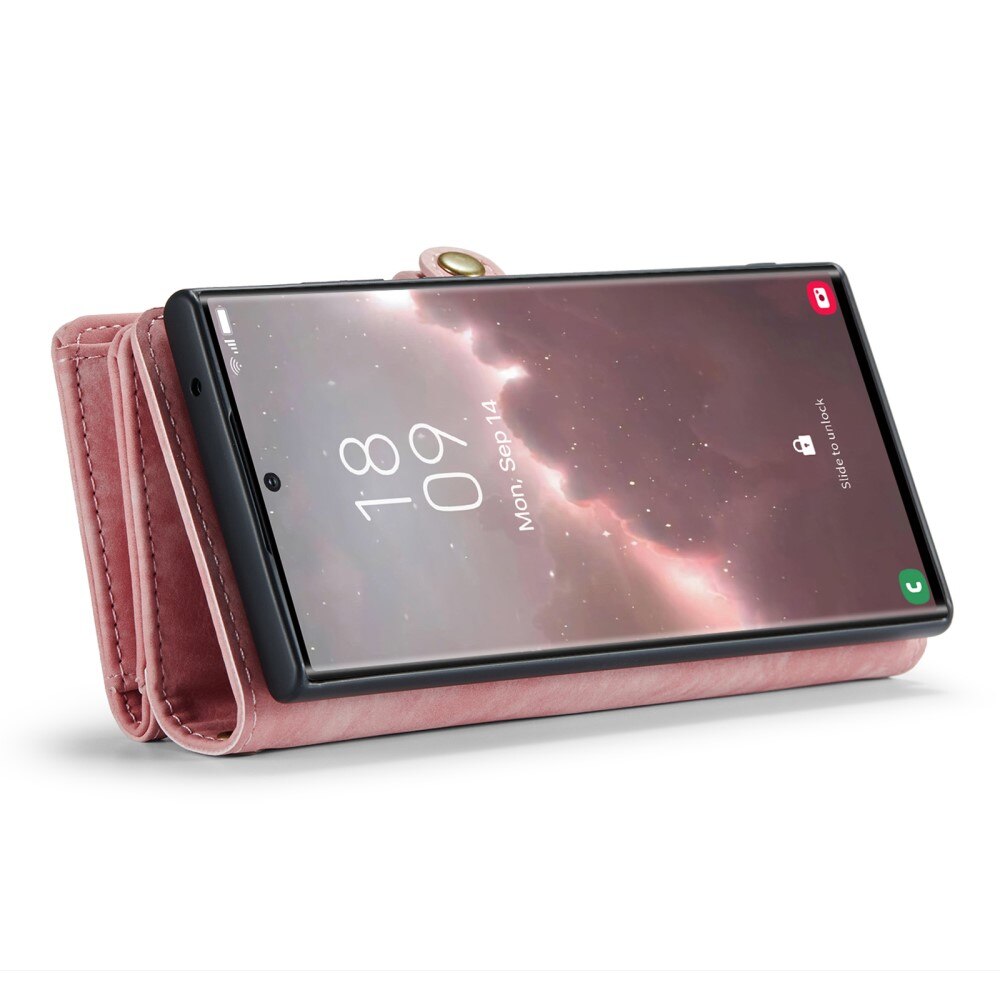 Cover portafoglio Multi-Slot Samsung Galaxy S23 Ultra Rosa