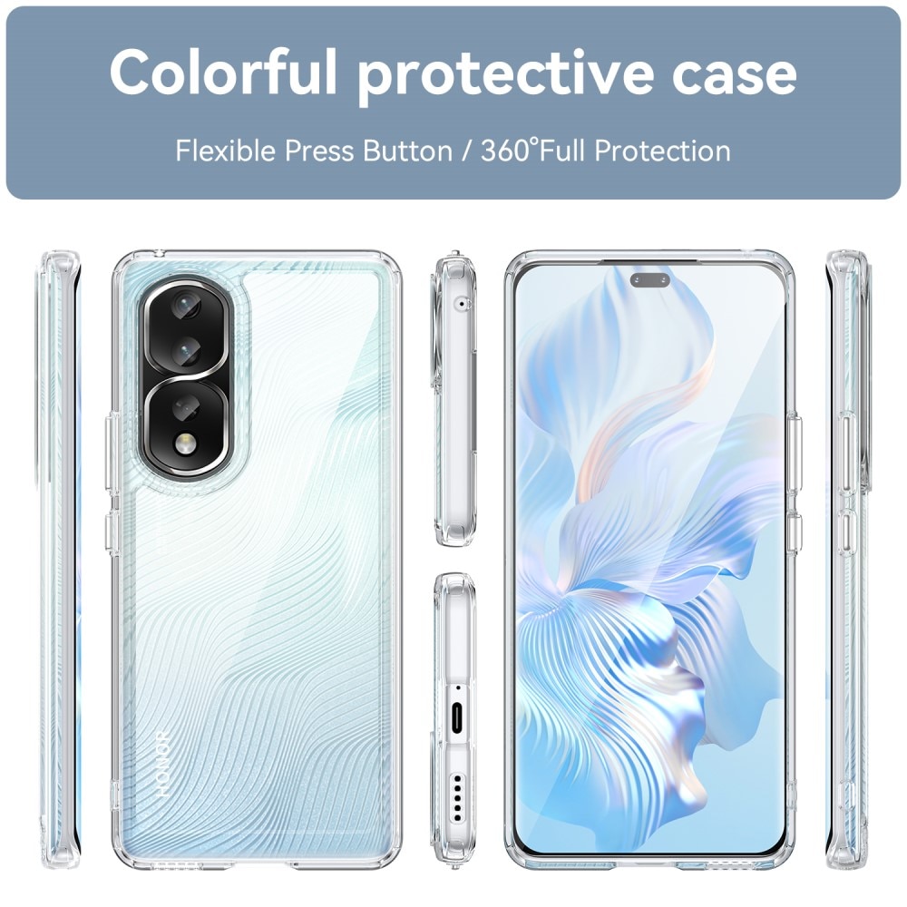 Cover ibrido Crystal Hybrid per Honor 80 Pro, trasparente