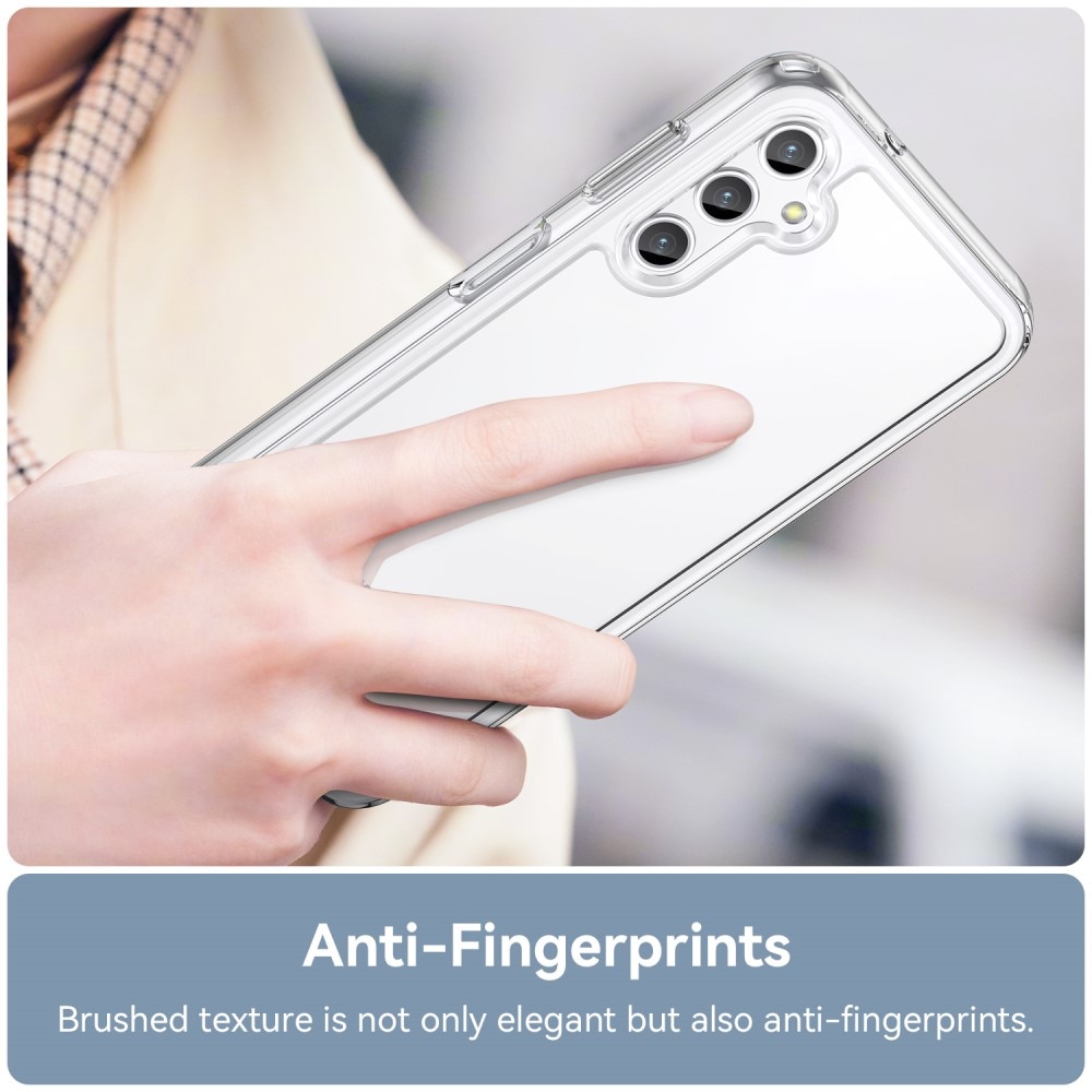 Cover ibrido Crystal Hybrid per Samsung Galaxy A14, trasparente