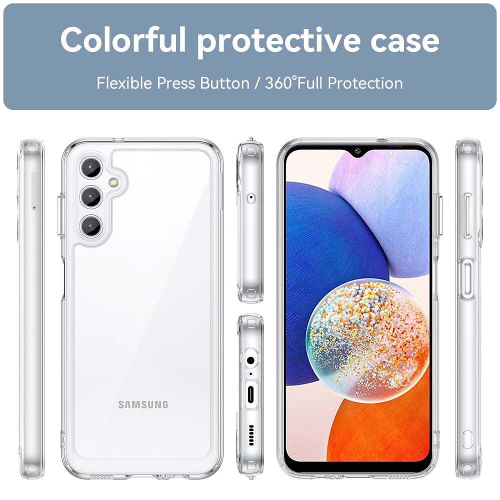 Cover ibride per Samsung Galaxy A14 trasparente