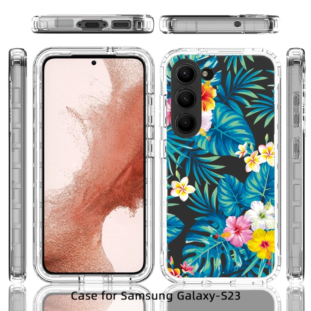 Cover protezione totale Samsung Galaxy S23 giungla