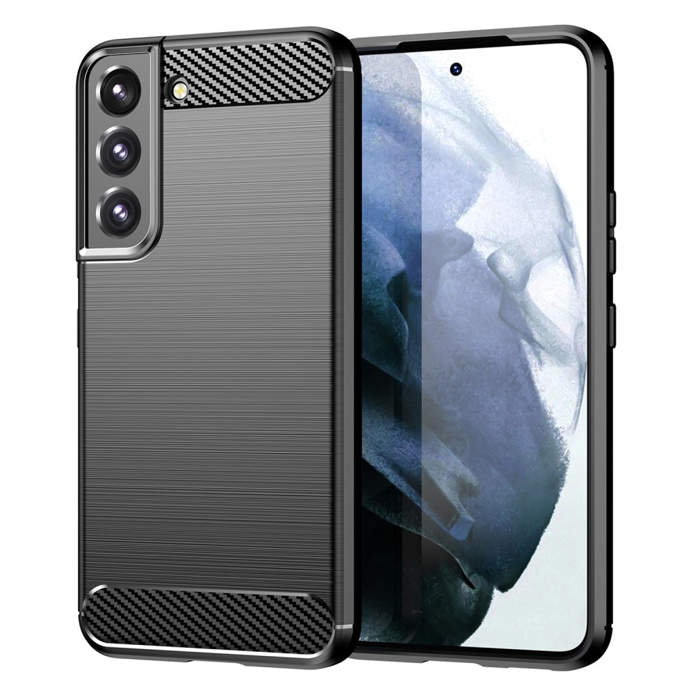 Cover TPU Brushed Samsung Galaxy S23 Plus Nero