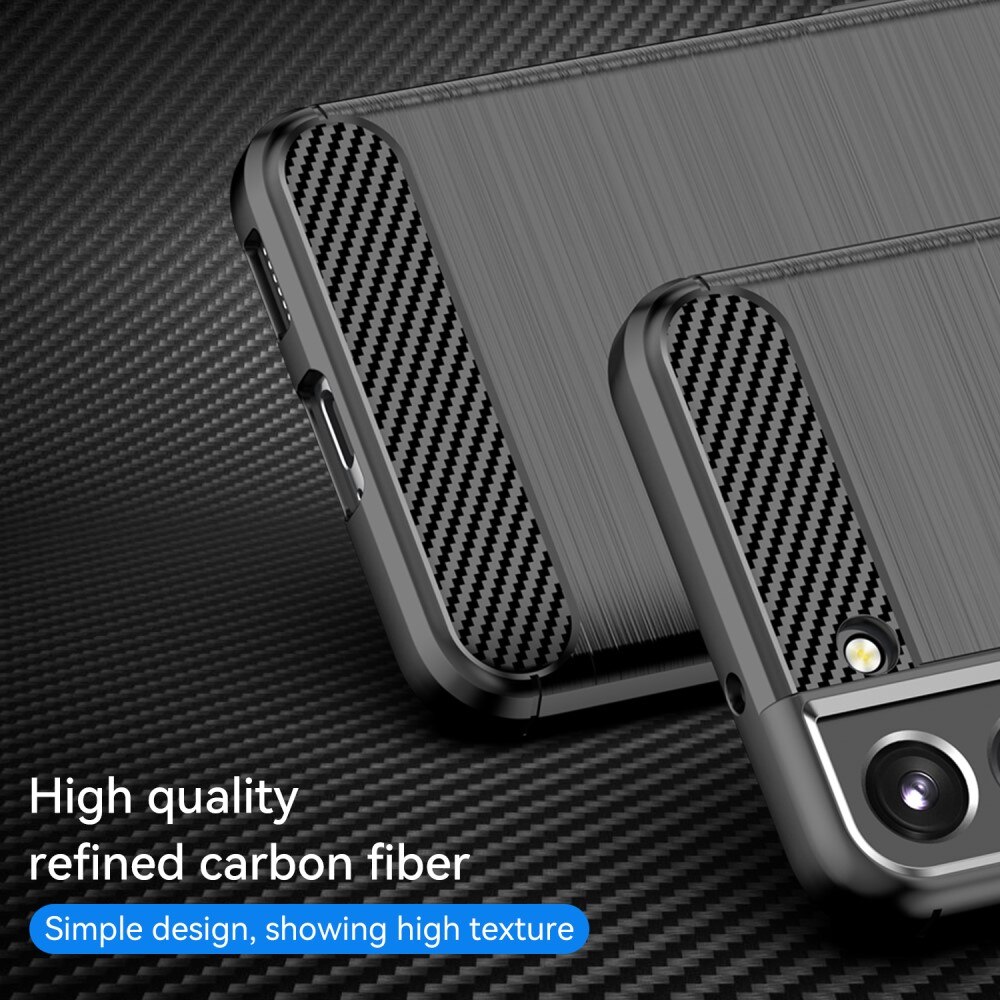 Cover TPU Brushed Samsung Galaxy S23 Plus Nero