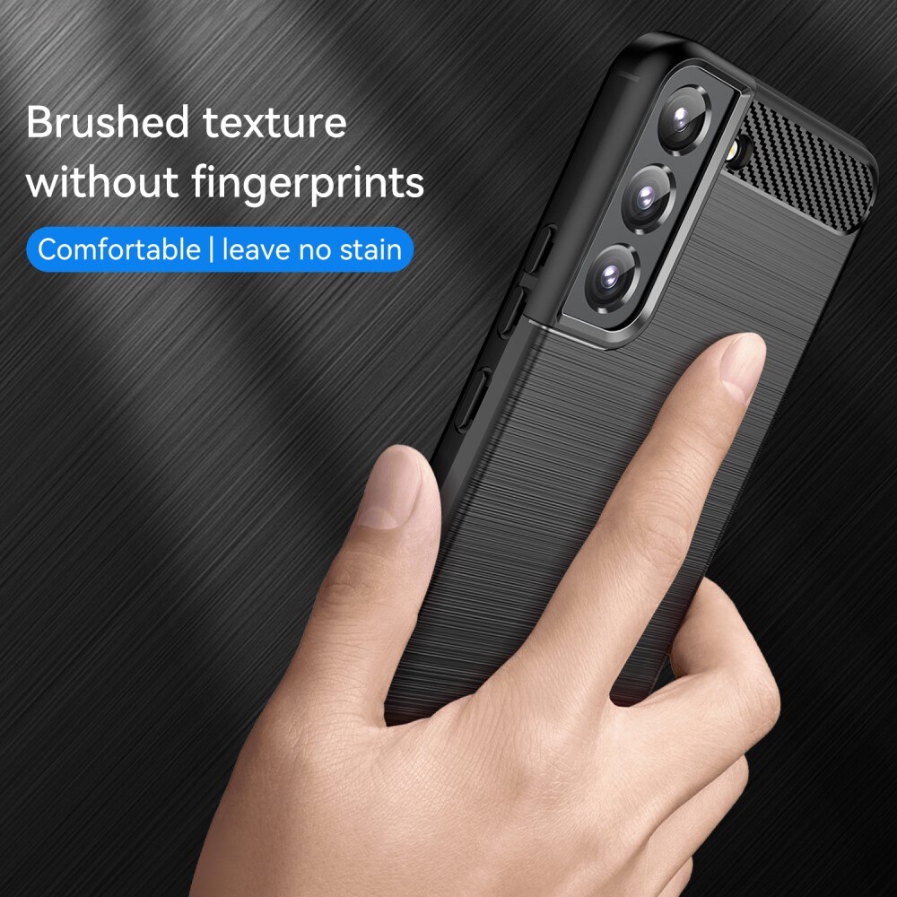 Cover TPU Brushed Samsung Galaxy S23 Plus Nero