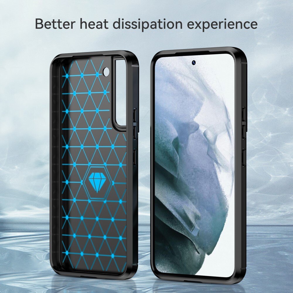 Cover TPU Brushed Samsung Galaxy S23 Plus Nero