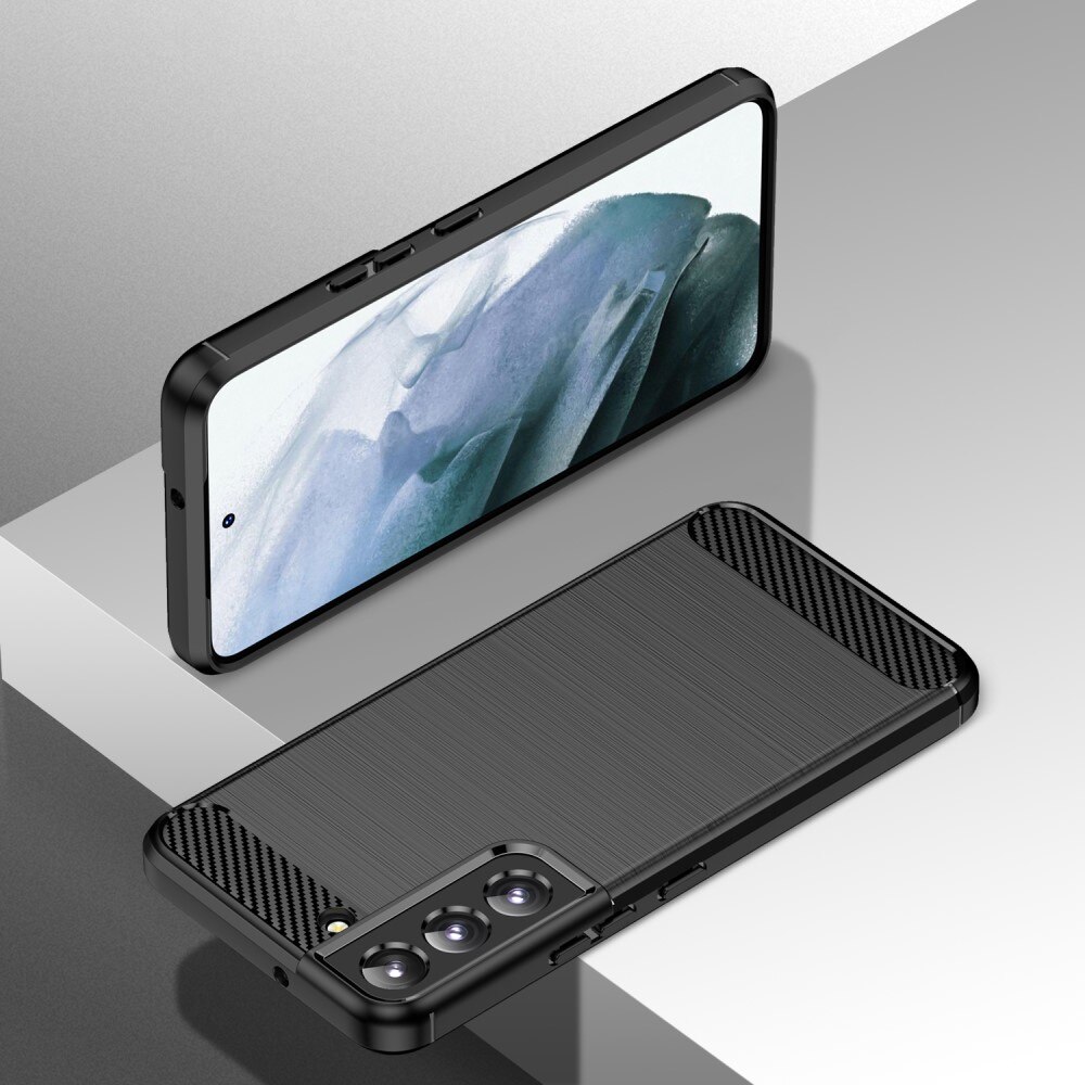 Cover TPU Brushed Samsung Galaxy S23 Plus Nero