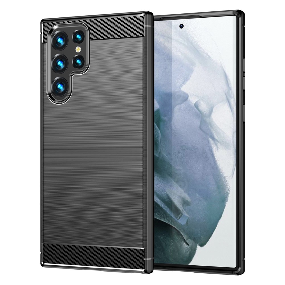 Cover TPU Brushed Samsung Galaxy S23 Ultra Black