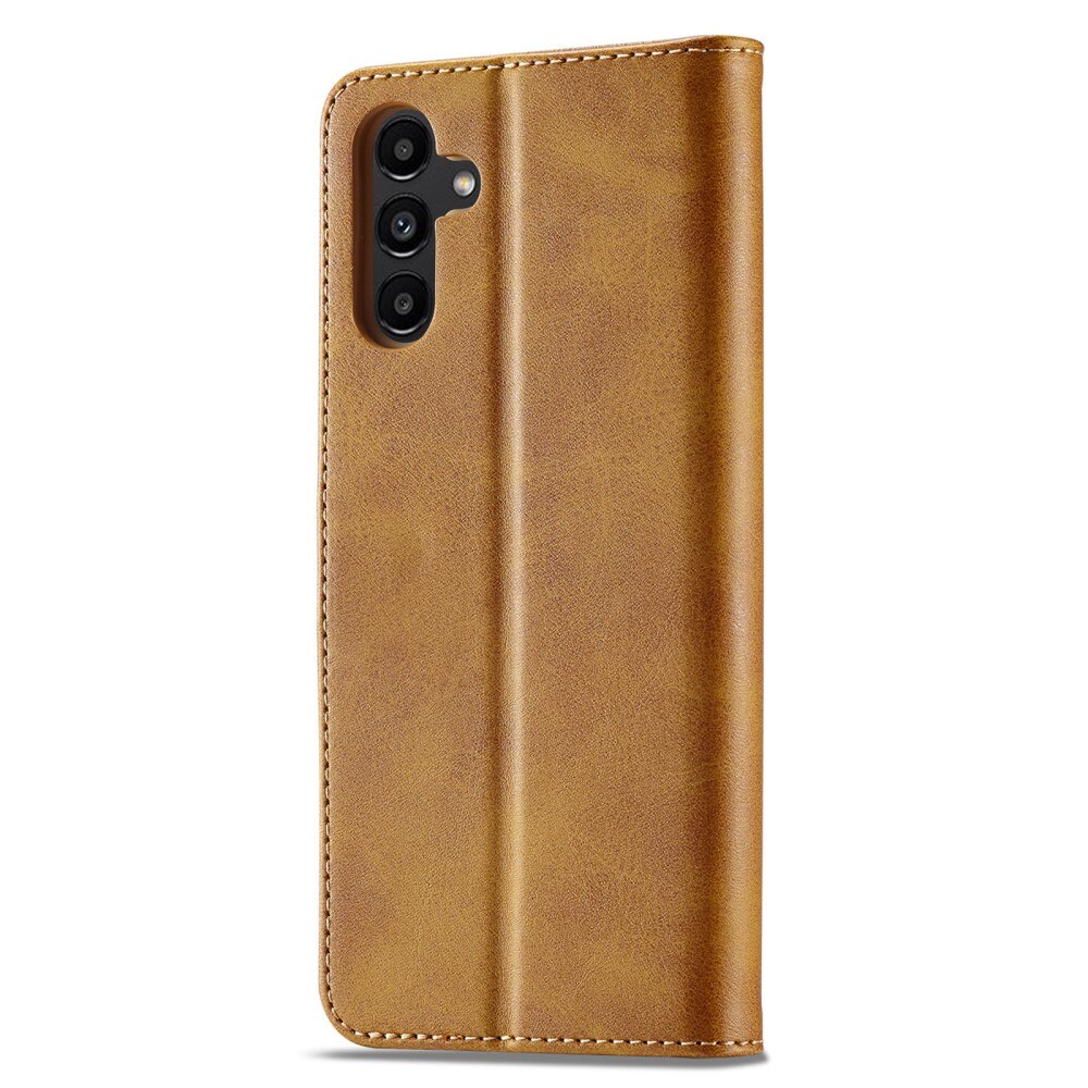 Custodie a portafoglio Samsung Galaxy A34 cognac