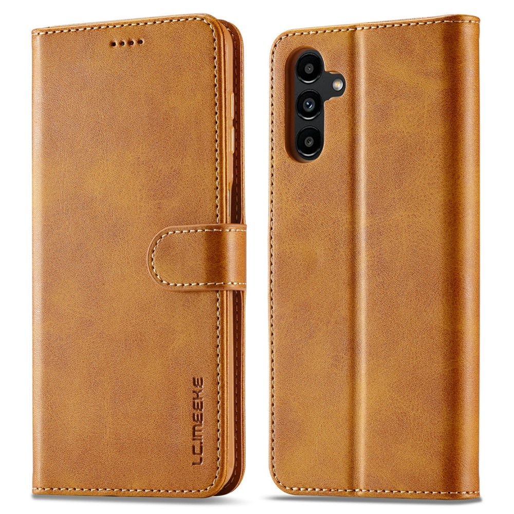 Custodie a portafoglio Samsung Galaxy A34 cognac