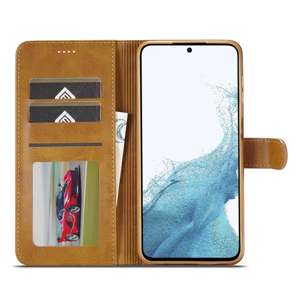 Custodie a portafoglio Samsung Galaxy A34 cognac