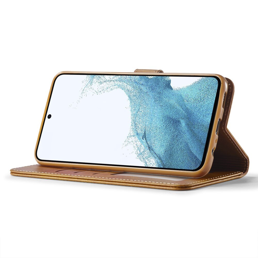 Custodie a portafoglio Samsung Galaxy A34 cognac