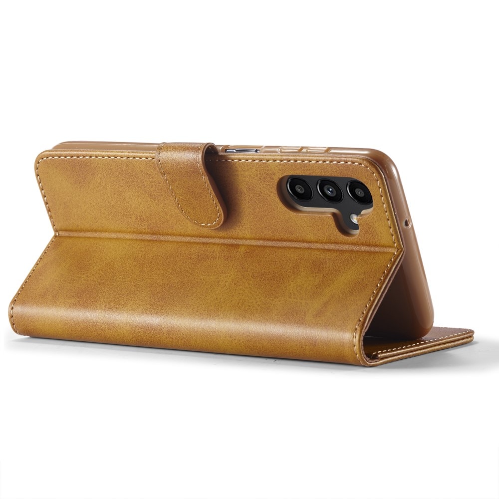 Custodie a portafoglio Samsung Galaxy A34 cognac