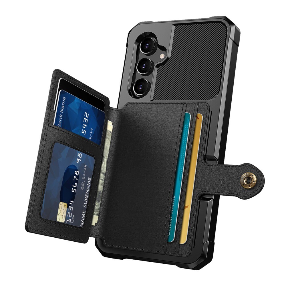 Cover con portacarte Tough Multi-slot Samsung Galaxy A54 nero