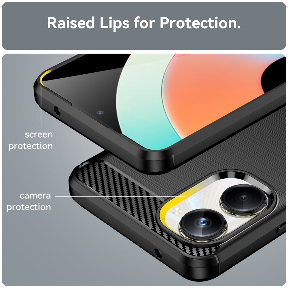 Cover TPU Brushed Realme 10 Pro Nero