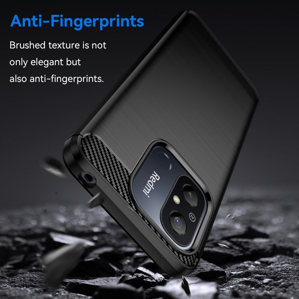 Cover TPU Brushed Xiaomi Redmi 12C Nero