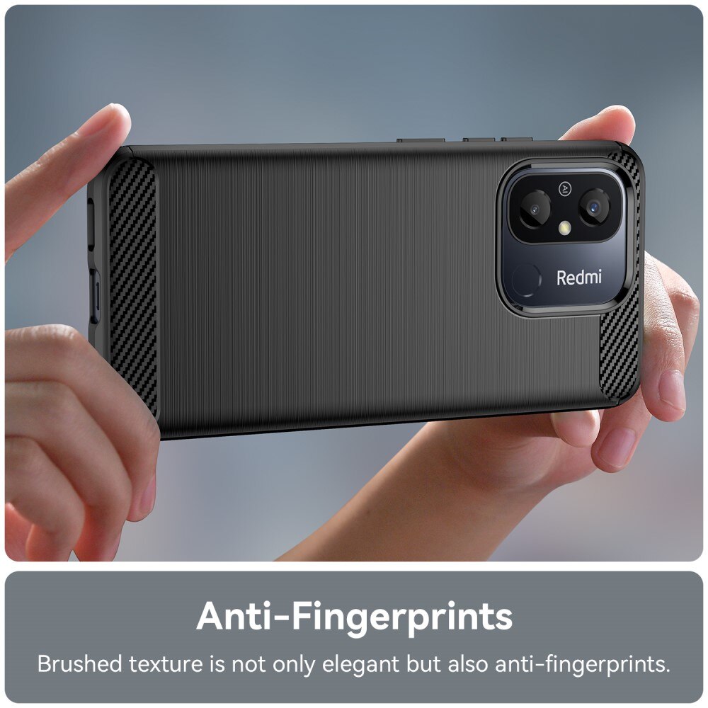 Cover TPU Brushed Xiaomi Redmi 12C Nero