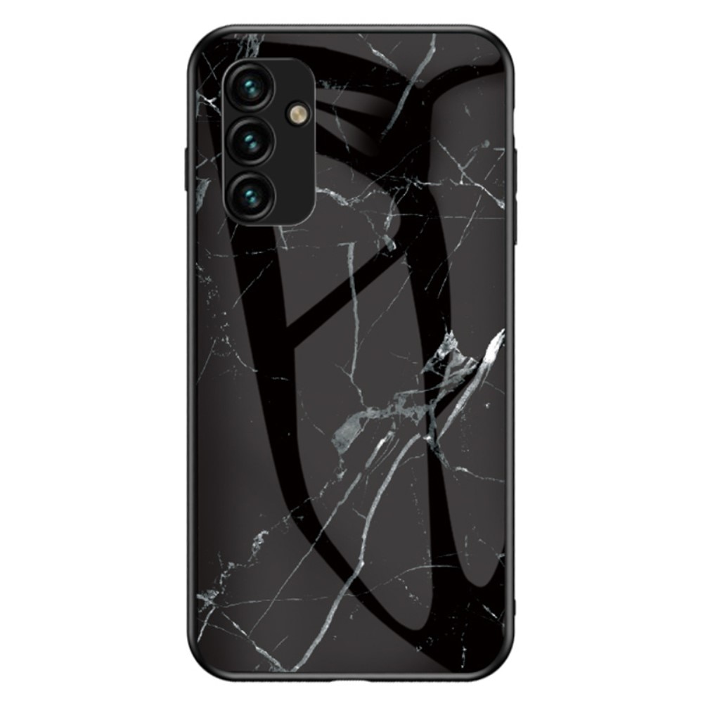 Custodia in vetro temperato Samsung Galaxy A34 marmo nero