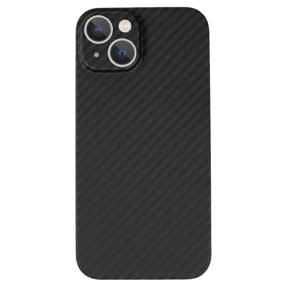Cover sottile Fibra aramidica iPhone 13 nero
