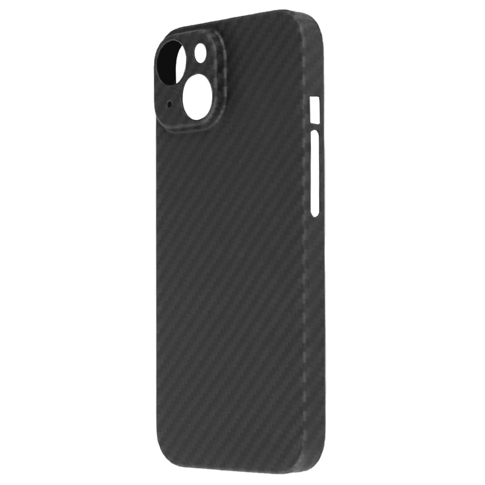 Cover sottile Fibra aramidica iPhone 15 nero