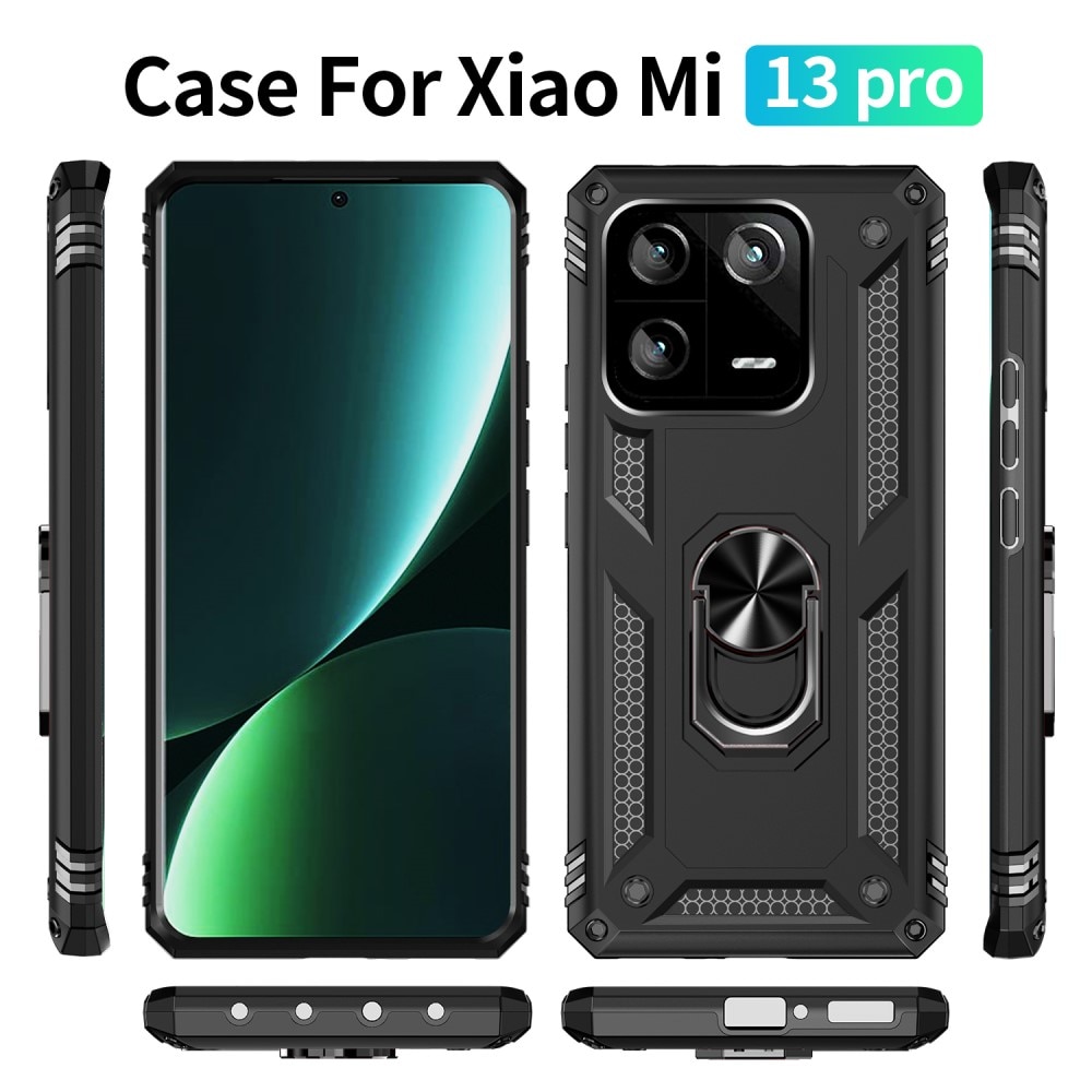 Cover ibride con anello Xiaomi 13 Pro nero