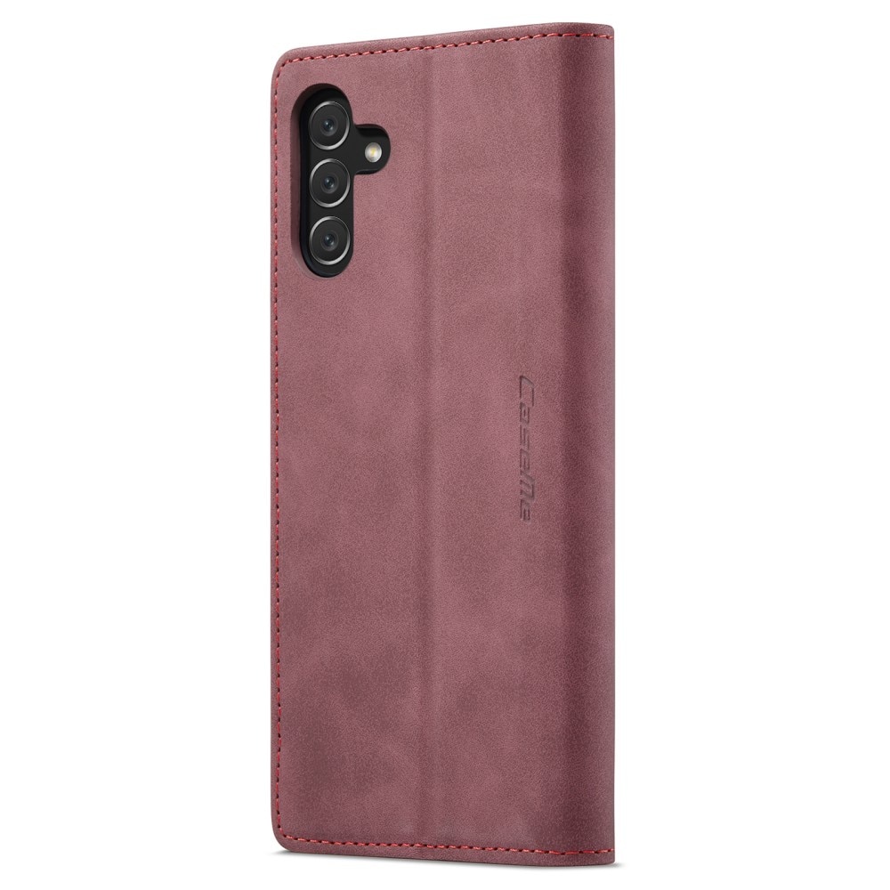 Custodie a portafoglio sottili Samsung Galaxy A14 rosso