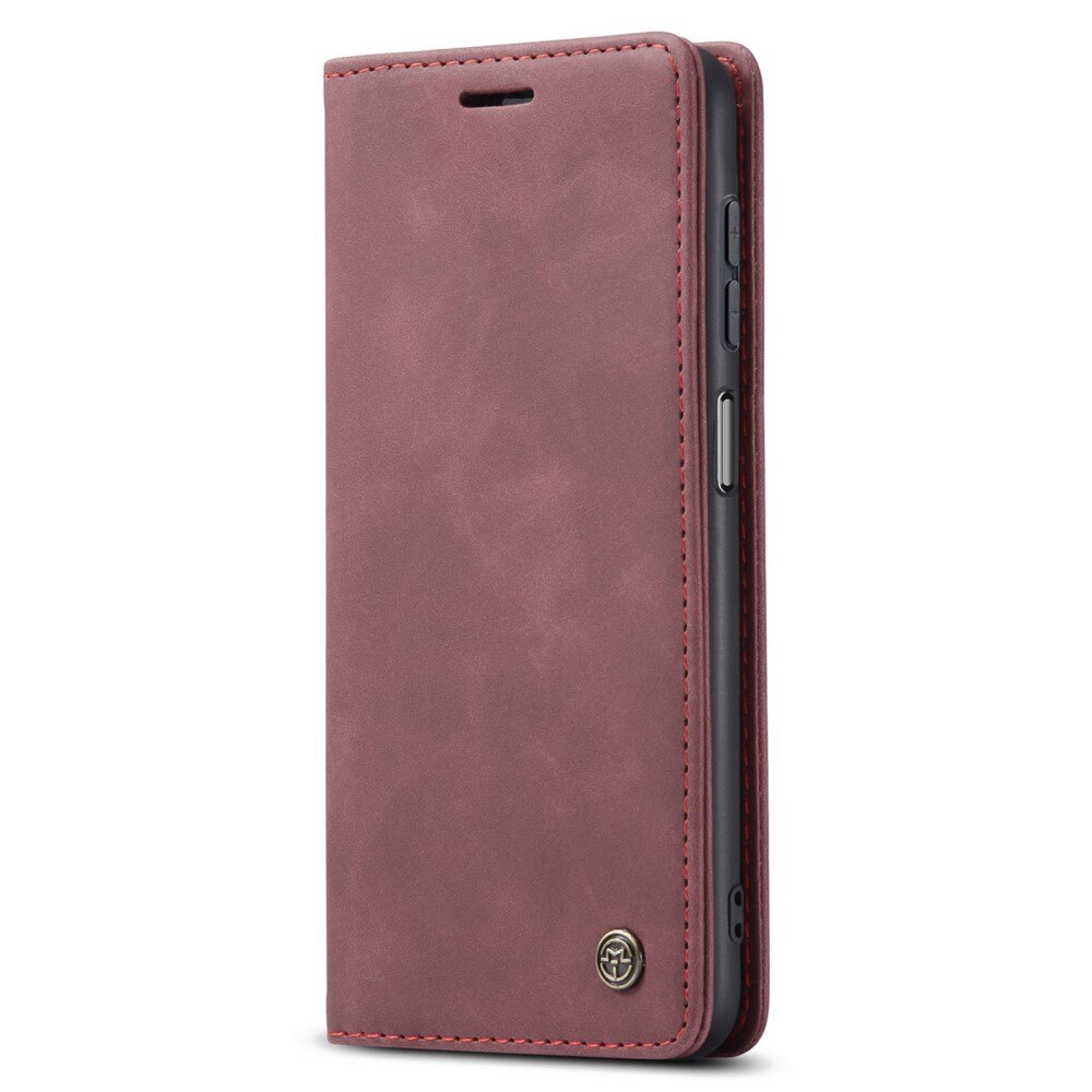 Custodie a portafoglio sottili Samsung Galaxy A14 Rosso